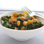 Swiss chard with pine nuts